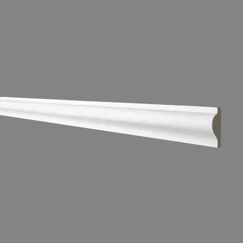 Seulement Aujourd'hui PROVISTON Cimaise en plâtre Schwerin Plâtre 13 x 34 x 910 mm Moulure murale Blanc