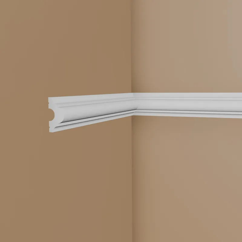 NMC Moulure décorative "Zurich" WL1 WALLSTYL® Moulure murale 20 x 40 x 2000 mm Polystyrène blanc Dernier Modèle