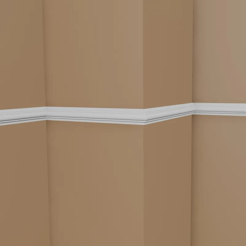 Cimaise murale minimaliste NMC ARSTYL Z10 20 x 40 mm polyuréthane résistant à l‘impact blanc Offre Spéciale