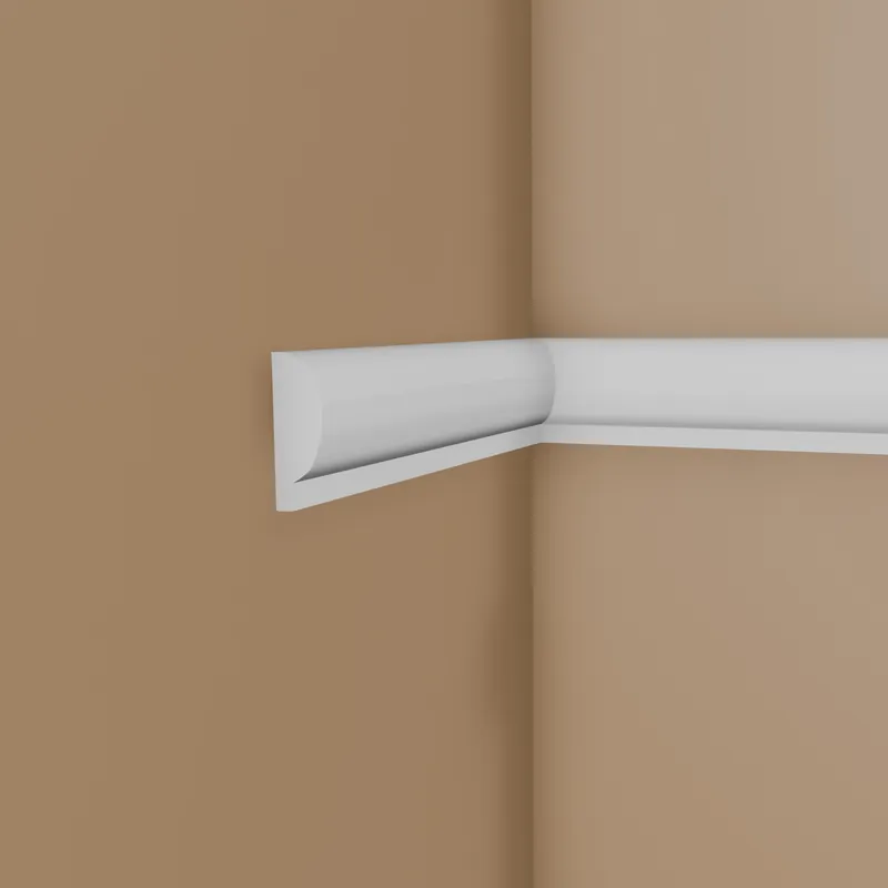 Nouvel Arrivage Cimaise murale de qualité NMC ARSTYL SP1 10 x 28 mm polyuréthane résistant à l‘impact blanc