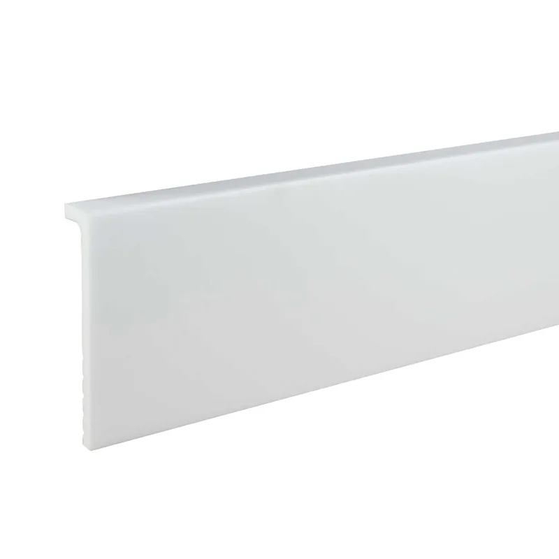 Surplinthe WALLSTYL CF2S 22 x 110 mm polystyrène haute densité, résistant, imperméable blanc NMC Promotion