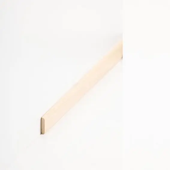 PROVISTON Surplinthe "Cracovie" bois massif 4 x 17 x 2000 mm abachi brut Plinthe moderne Expédié Aujourd'hui