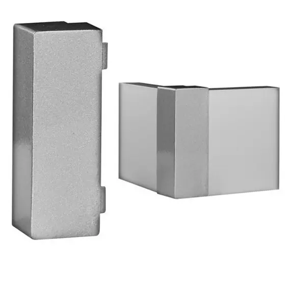 Auer Angle extérieur à clipser pour plinthes 60 x 15 mm Aluminium anodisé Couleur Argent Petit Prix