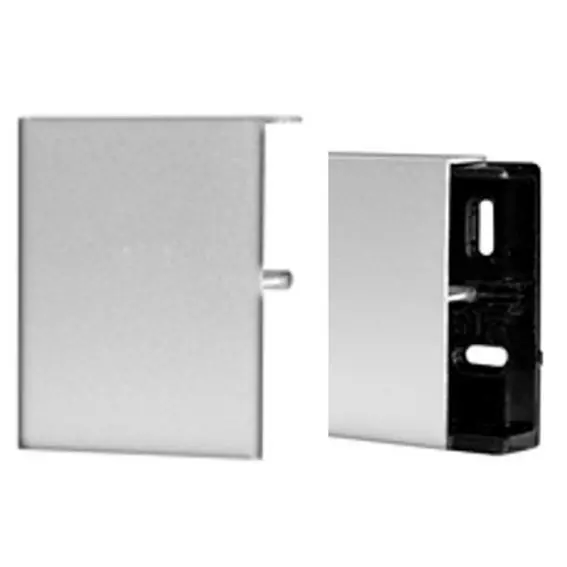 Auer Plinthe à clipser 15 x 60 x 2500 cm Couleur Inox Super Prix
