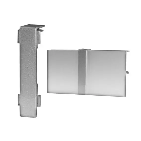 Auer Raccord à clipser pour plinthes 60 x 15 mm Aluminium anodisé Couleur Inox Commander Maintenant