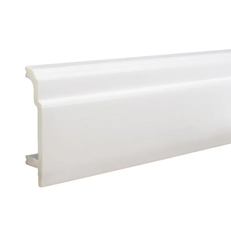 Wiesemann Plinthe 24.5 x 108 x 2000 mm Plastique Imperméable Blanc Must-Have