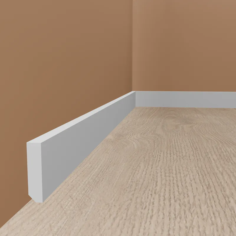 Plinthe chic NMC WALLSTYL FT1 13 x 38 mm polystyrène haute densité, résistant, imperméable blanc Retour Gratuit
