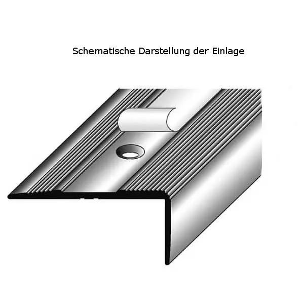 Nouvelle Collection Auer Insert auto-adhésif pour le profil d‘angle "ACATE" et "Belpasso" Largeur 23 mm Robuste