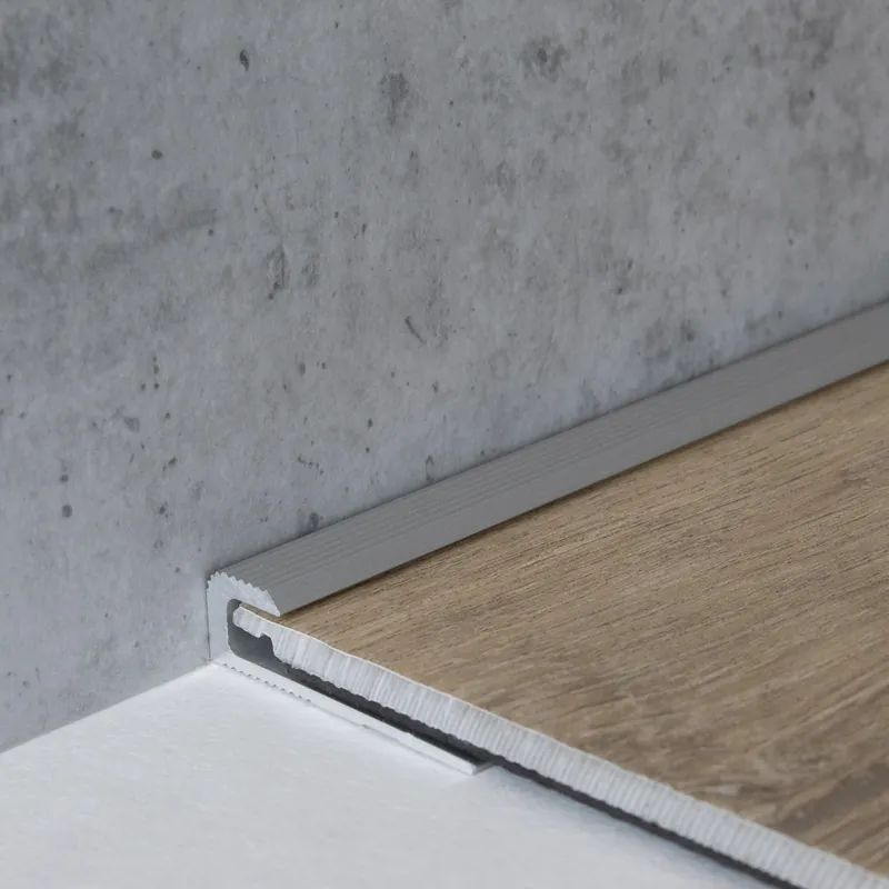 Vente Directe Profilé à emboîter pour sol stratifié hauteur emboîtage 5 mm aluminium anodisé à visser