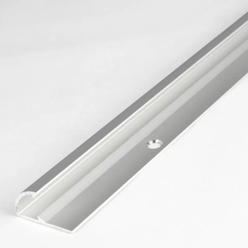 Remise Profilé à emboîter pour sol stratifié H 7.5 mm aluminium anodisé à visser