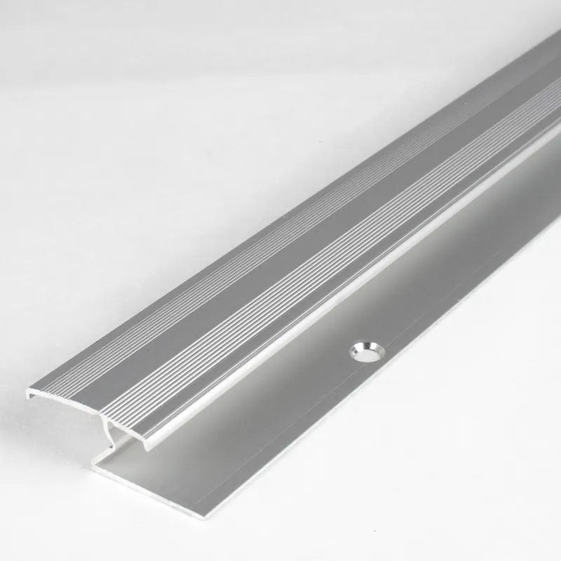 Profilé de transition pour sol stratifié hauteur 8 mm aluminium anodisé à visser Réduction