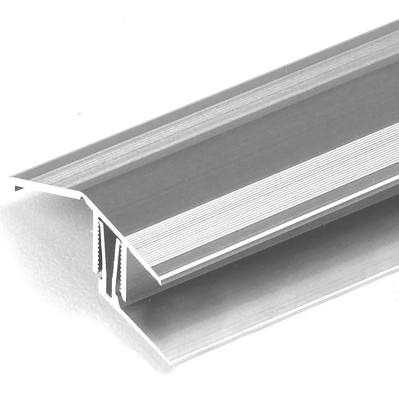 Profilé de rattrapage barre de seuil pour hauteur 15 - 24 mm 50.5 mm de large 2 pcs alu Populaire