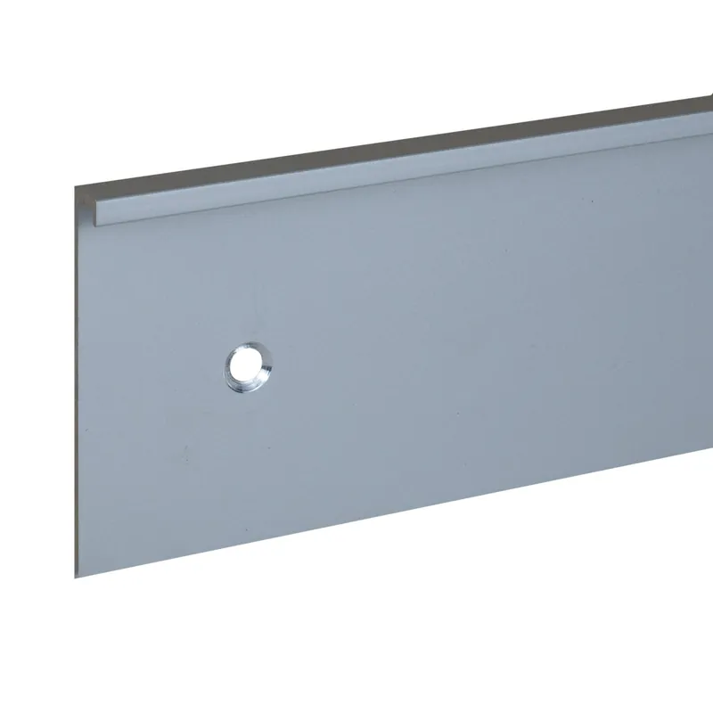 Achat Immédiat AUER Plinthe Alu moderne Hauteur 60 mm Largeur 3 - 11 mm Hydrofuge