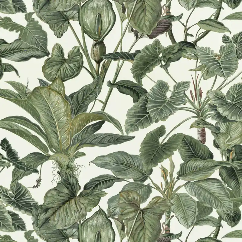 Expédié Aujourd'hui Erismann Paradisio 6303-07 papier peint intissé nature 0.53 m x 10.05 m vert