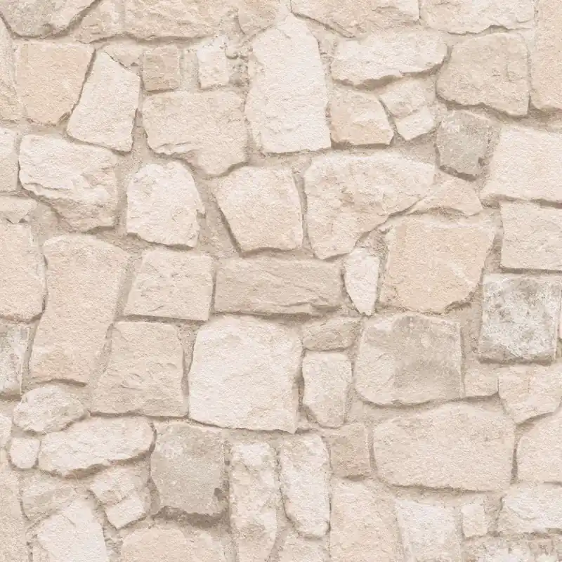 Pas Cher A.S. Creation Dekora Natur 6 692429 papier peint imitation brique pierre en papier beige