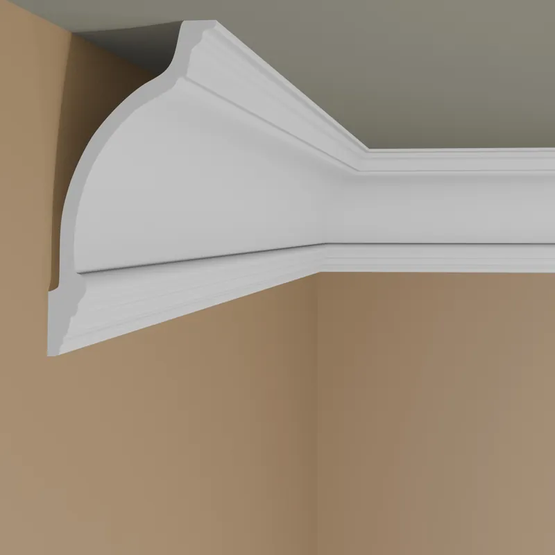 Elite Decor Corniche P949 polyuréthane 145 x 113 x 2000 mm moulure de plafond en polystyrène Blanc Must-Have