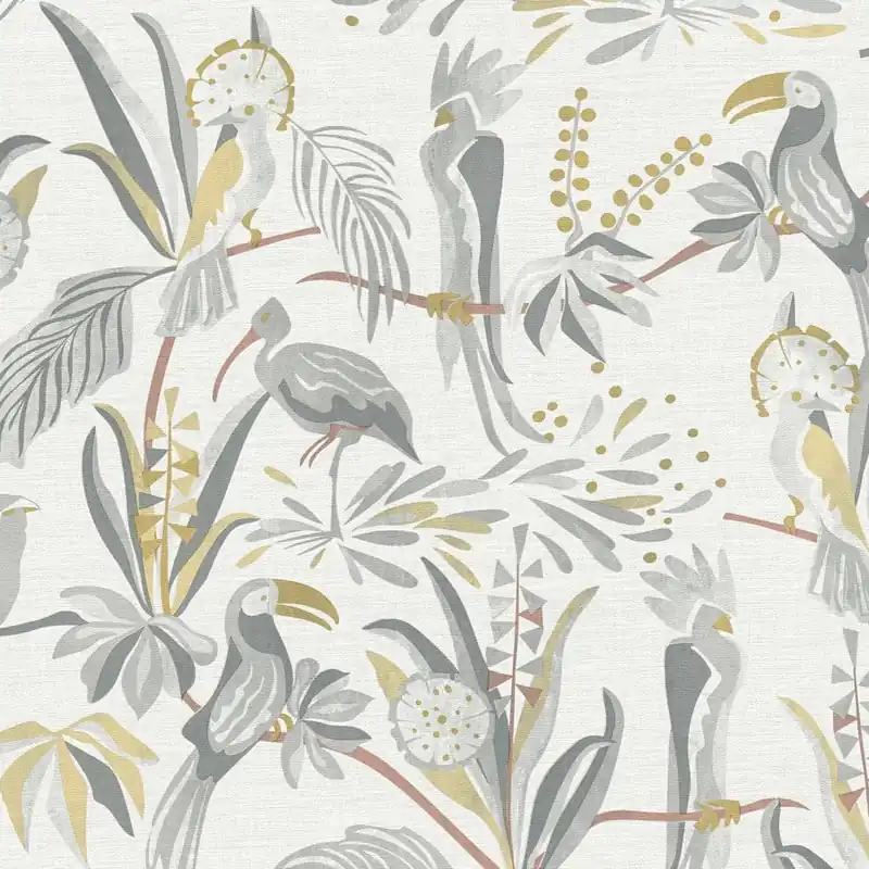 Haute Qualité A.S. Creation House of Turnowsky 388984 Papier Peint Intissé Animaux 10.05 x 0.53 m Gris