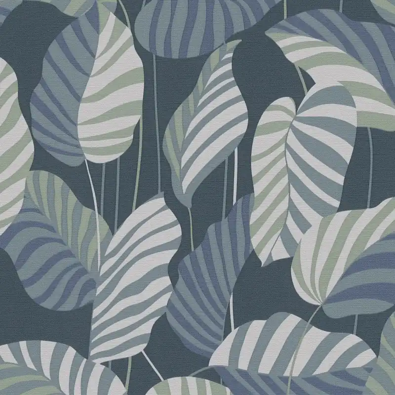 A.S. Creation Antigua 390944 Papier Peint Intissé Floraux 10.05 x 0.53 m Bleu Offre Exclusive