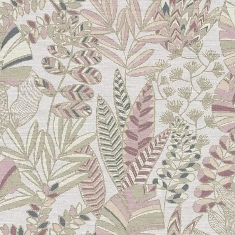 Vente Directe A.S. Creation Antigua 390954 Papier Peint Intissé Floraux 10.05 x 0.53 m Rose