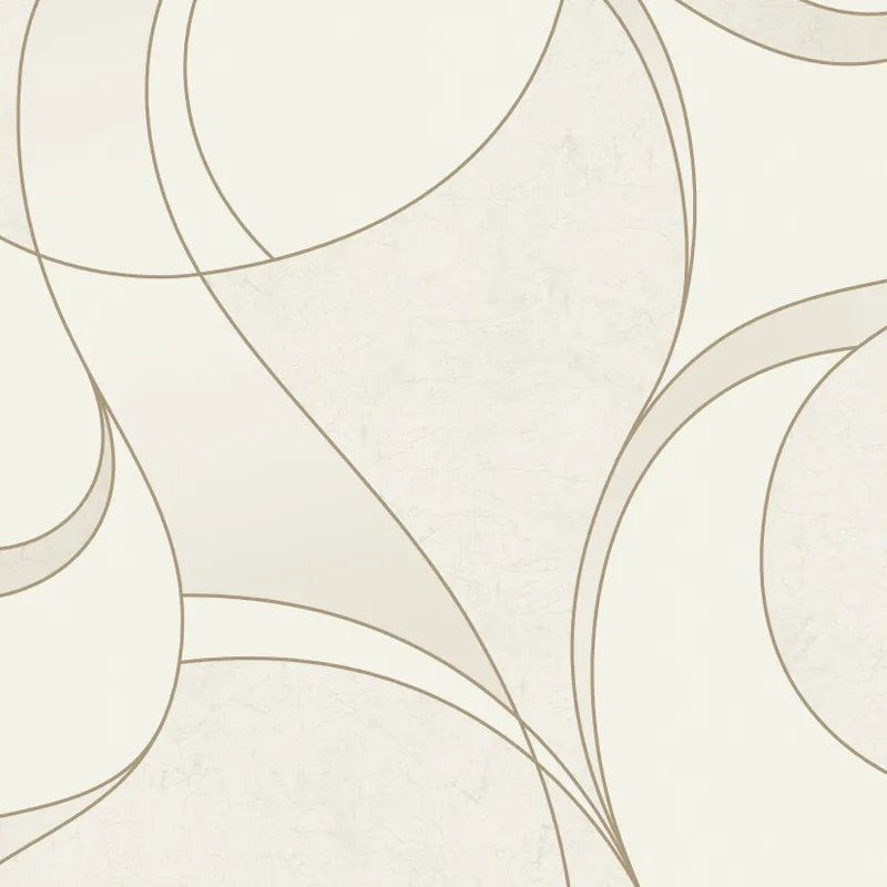 Grandeco Tempo A57215 Intissé Papier peint Abstrait 10.05 x 0.53 m Écru Achat Immédiat
