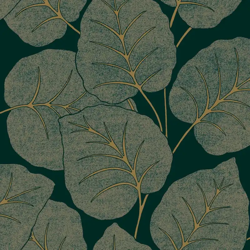 Grandeco Ciara A63502 Intissé Papier peint Feuilles 10.05 x 0.53 m Vert Meilleure Vente
