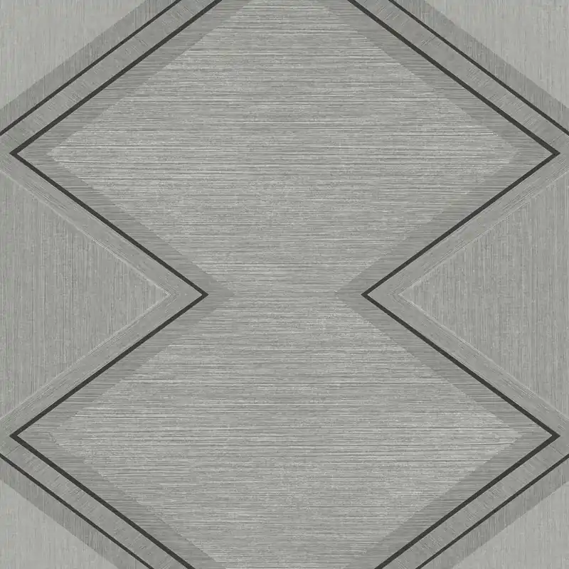 York Wallcoverings Black and White BW3822 Sure Strip Géométrique 0.52 x 10 m Gris Acheter Direct