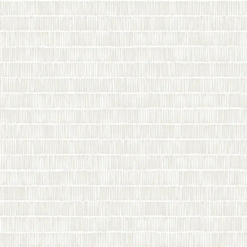 York Wallcoverings Black and White BW3812 Sure Strip Rayures 0.52 x 10 m Écru Super Prix