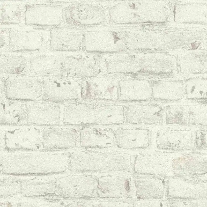 Commander Vite Rasch Selection 504750 Intissé Papier peint Imitation pierre 0.53 x 10.05 m blanc