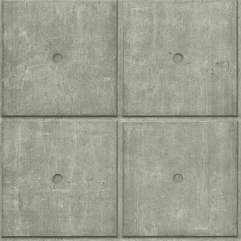 Offre Limitée Rasch Factory V 499438 Papier peint intissé Industriel 10.05 x 0.53 m Gris Béton
