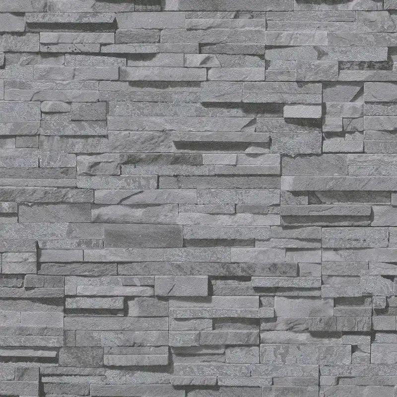 A.S. Creation Travel Styles 388163 Papier peint intissé Imitation pierre 10.05 x 0.53 m Gris Achat Immédiat