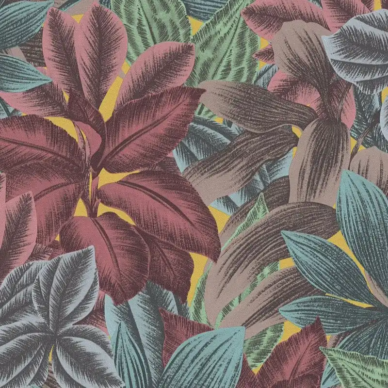 A.S. Creation Travel Styles 392222 Papier peint intissé Botanique 10.05 x 0.53 m Coloré Must-Have