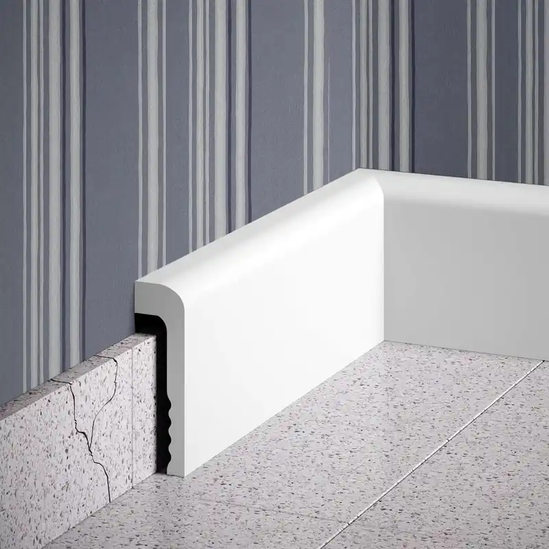 Bon Plan PROVISTON Equerre extérieure pour plinthe "NE005" 22 x 110 mm Blanc Plinthe Plinthe de finition