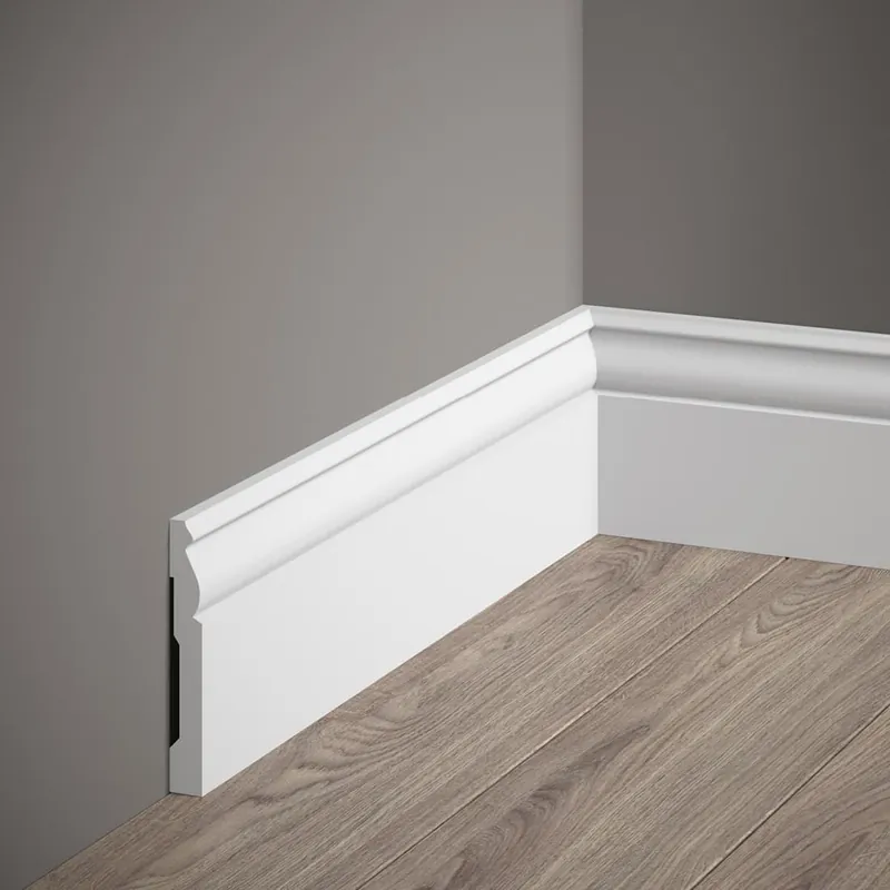 PROVISTON Equerre extérieure pour plinthe "NE094" 12 x 94 mm Blanc Plinthe Haute qualité Affaire À Saisir