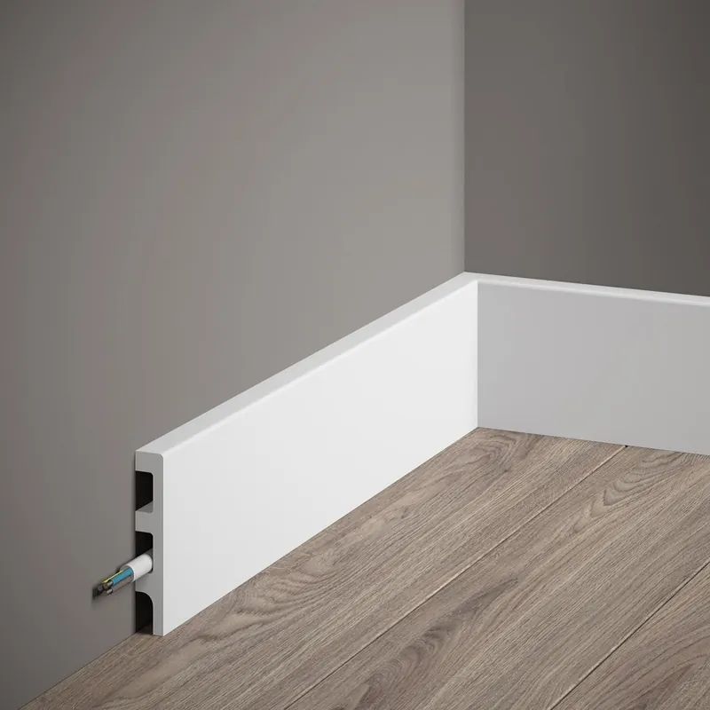 Expédition Rapide PROVISTON Angle intérieur pour plinthe "NE014" 14 x 80 mm Blanc Plinthe Goulotte de câblage