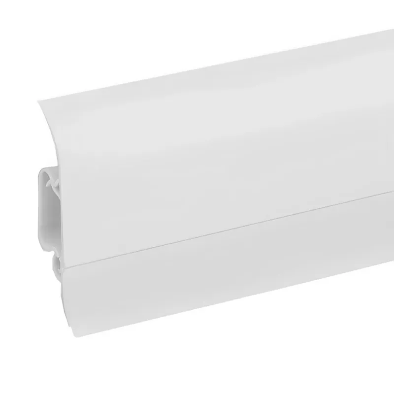 Réduction PROVISTON Plinthe en polymère 22 x 60 x 2500 mm Blanc Goulotte élèctrique