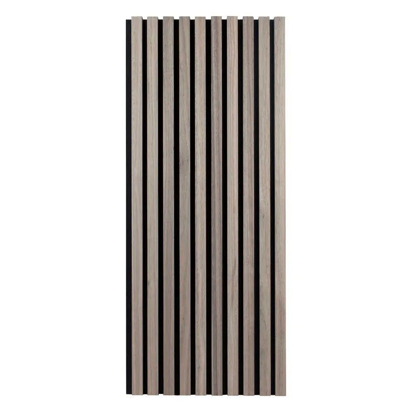 Jusqu'à Épuisement Des Stocks PROVISTON Panneau mural acoustique 600 x 1200 mm Noyer MDF Acoustique 3D Panneaux