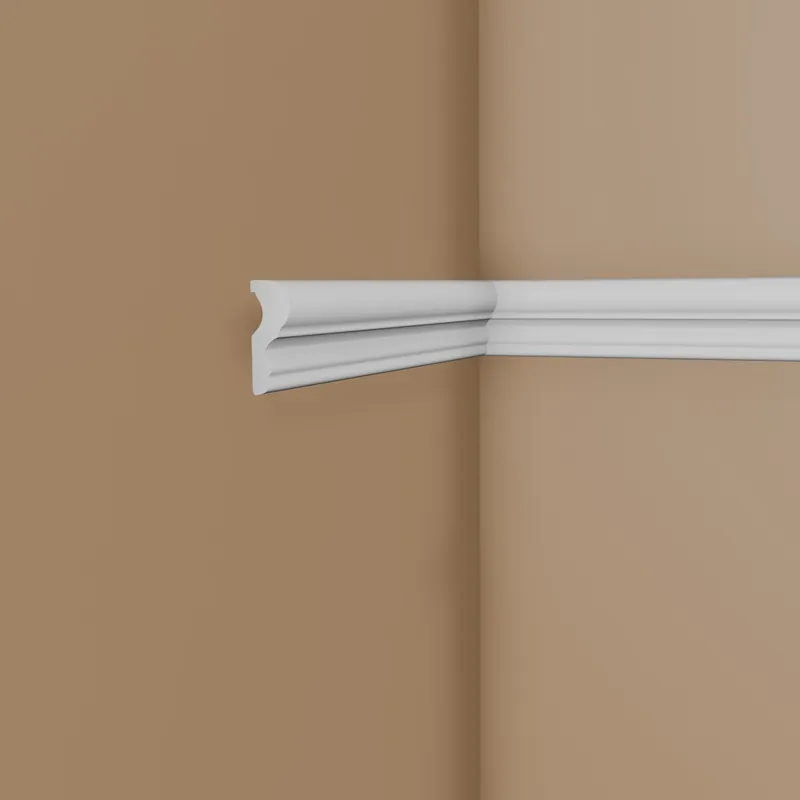 Dernière Chance Mardom Wandleiste MD325 Polyforce 15 x 41 x 2000 mm Weiß für Wandspiegel Wandkassette
