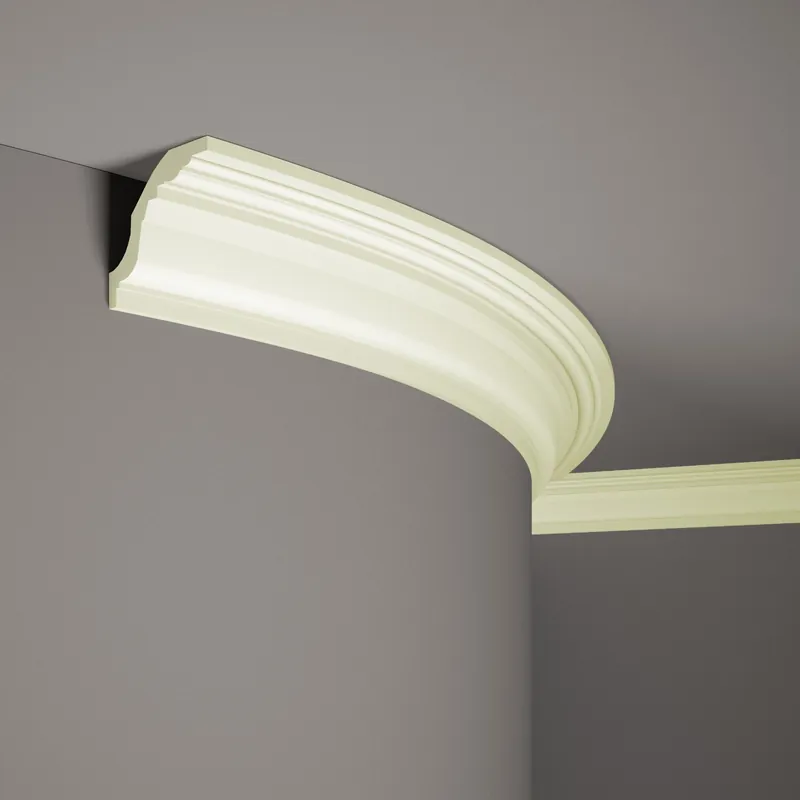 Mardom moulure de plafond flexible MDB102F Profoam 80 x 80 x 2000 mm Blanc Corniche souple Marque