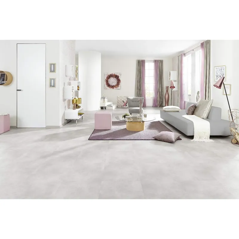 Sol vinyle PVC DESIGN 555 Dryback 914x457x2.5mm Vinyle à coller Aspect pierre carrelage Prix Réduit