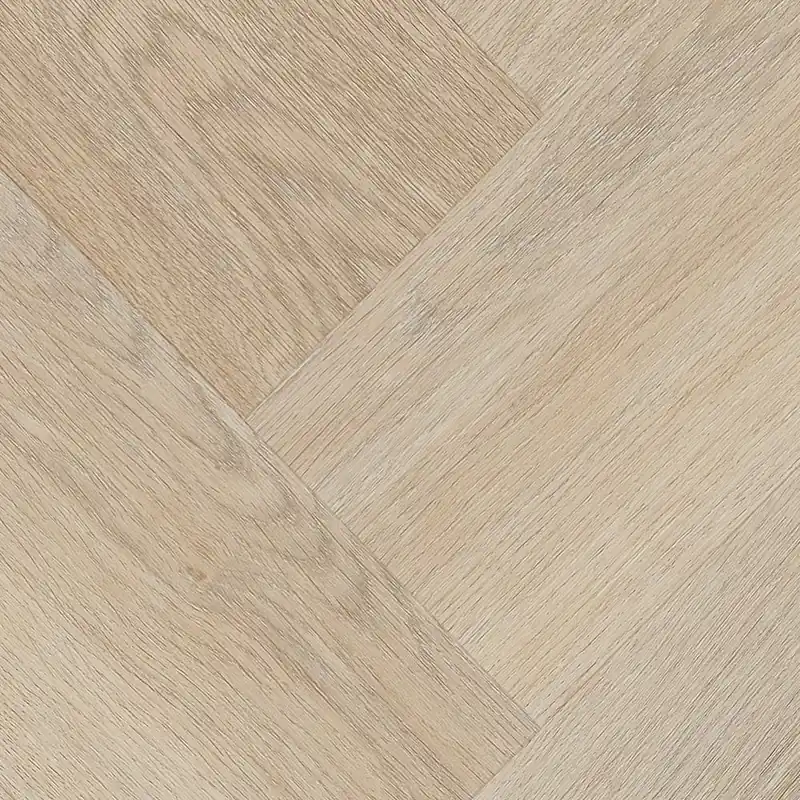 Offre Spéciale Sol vinyle PVC AMARON Herringbone Dearwood Chêne 592 x 148 x 5 mm Vinyle à clipser Marron