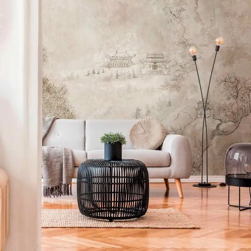 A.S. Creation Papiers peints photo The Wall 382471 Un motif par rouleau Japonais beige Haute Qualité