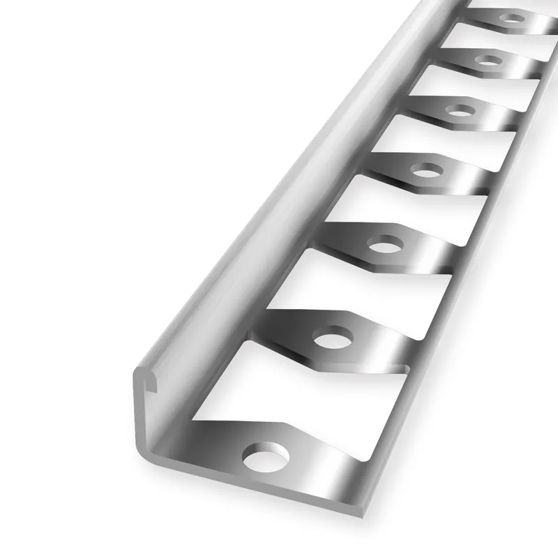 Équerre de carrelage 11.8 x 22.5 mm Épaisseur carrelage 10.3 mm inox estampé Küberit Commande En Gros