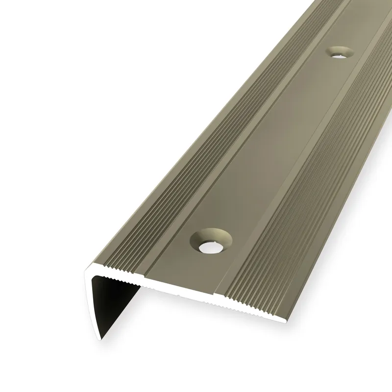 Expédition Rapide Nez de marche 16 x 38 mm Cornière striée avec trous à vis fraisés diff. modèles Küberit