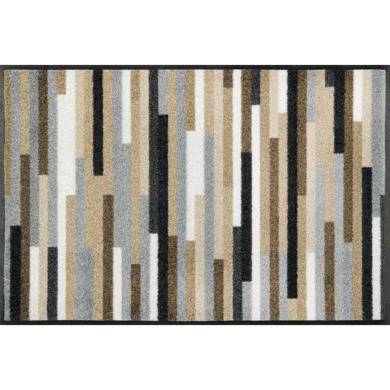 Expédié Aujourd'hui Paillasson Mikado Stripes nature tapis de sol lavable Différentes tailles wash+dry Design