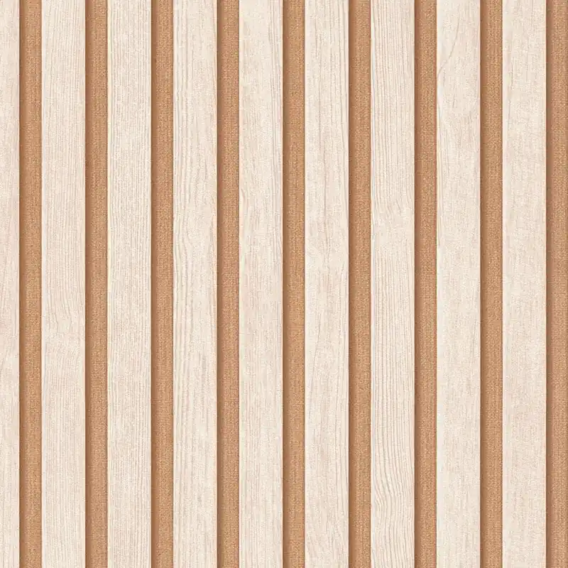 Papier Peint intissé 786652 Beige 50e anniversaire AS Motif Panneau Acoustique Bois A.S. Creation Dernier Modèle