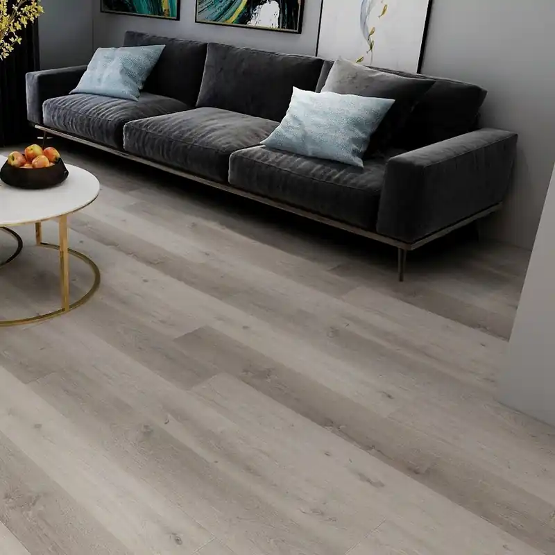 Seulement Aujourd'hui Check One Vinylboden Lausitz 5 x 229 x 1220 mm Klick Vinyl Holzoptik Eiche Grau