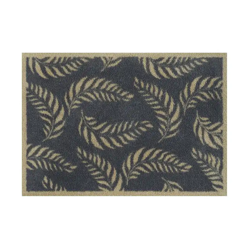 Prix Cassé Paillasson Lignes entrelacées 85 x 60 cm tapis de sol lavable Floornovo Anti-Salissures Naturel