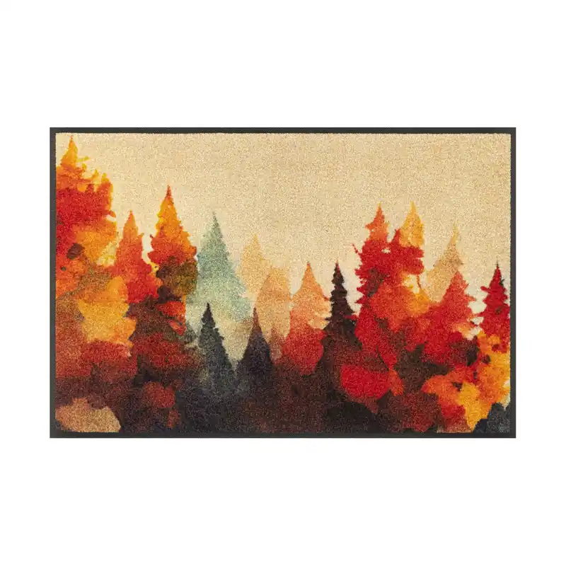 Paillasson Moment doré 75 x 50 cm tapis de sol lavable Floornovo Trend Design Achetez Aujourd'hui