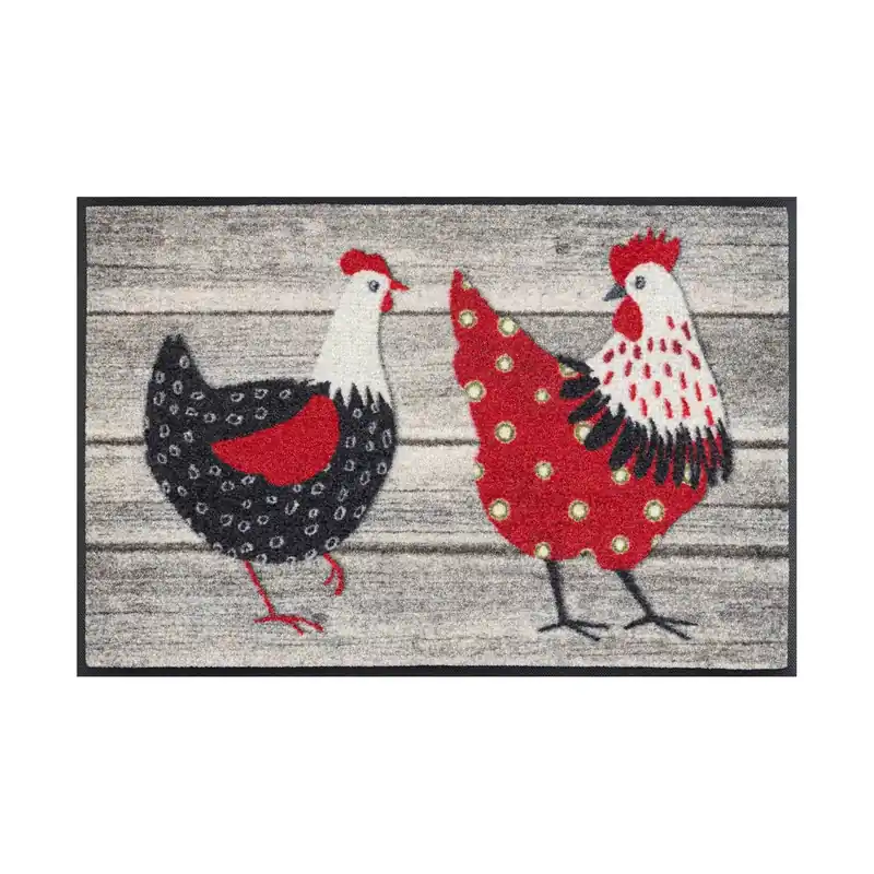 Paillasson Ferme à la campagne tapis de sol lavable Différentes tailles Floornovo Trend Design Promotion Saisonnière