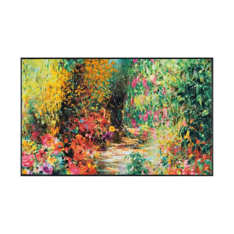 Paillasson Floraison tapis de sol lavable Différentes tailles Floornovo Trend Design Authentique
